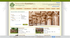 Desktop Screenshot of casasruralesguadalajara.com